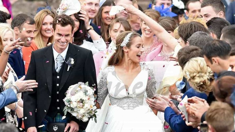 Boda del tenista escocés, Andy Murray