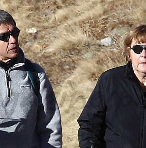 Ángela Merkel y su marido, eligen la montaña para pasar sus vacaciones