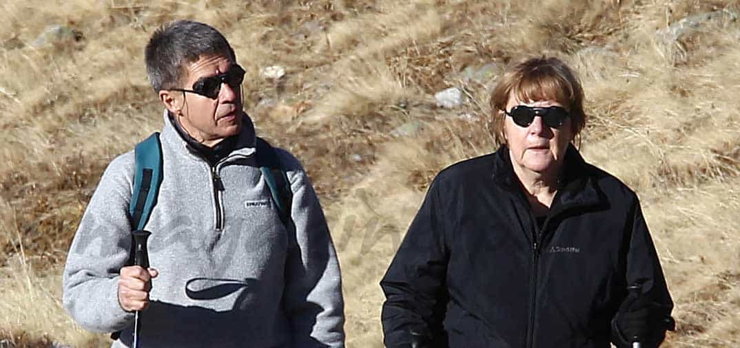 angela-merkel-y--joachim-sauer eligen la montaña para pasar sus vacaciones