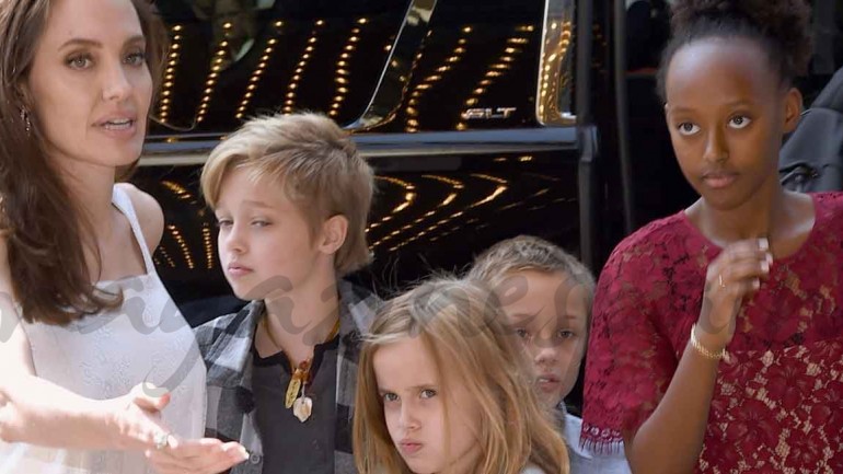 Angelina Jolie se lleva a sus hijos al Festival de Toronto
