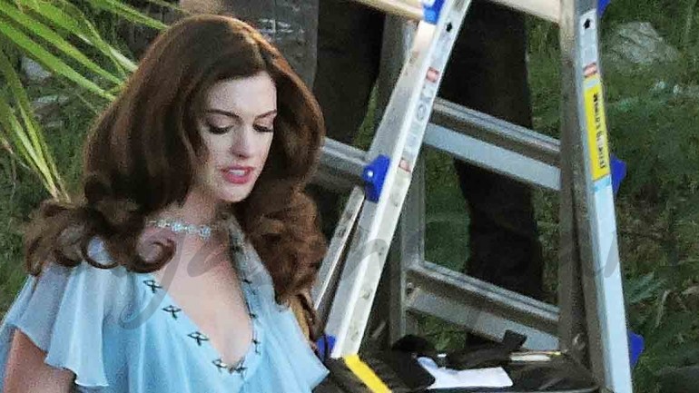 Anne Hathaway rueda en Palma de Mallorca