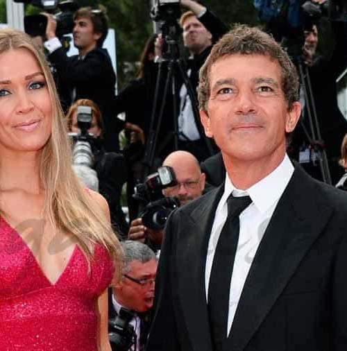 Antonio Banderas y Nicole Kimpel, enamorados en Cannes