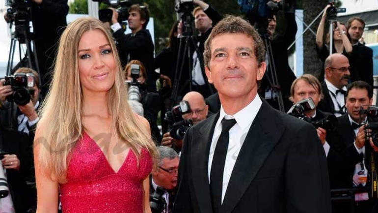 Antonio Banderas y Nicole Kimpel, enamorados en Cannes