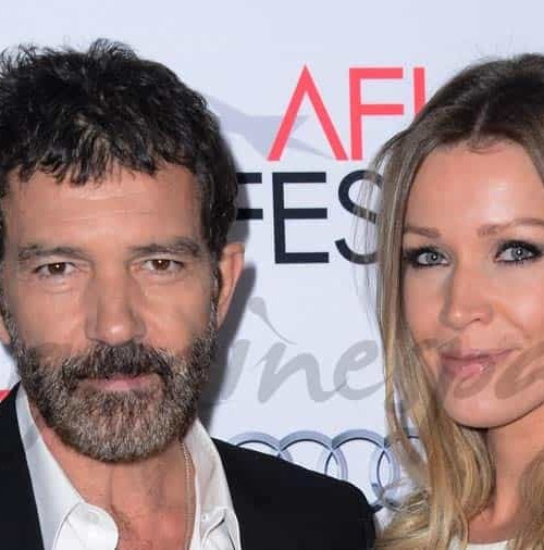 Antonio Banderas y Nicole Kimpel, de cine