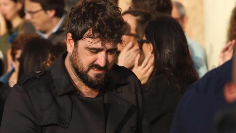 El dolor de Antonio Orozco en el funeral de su ex