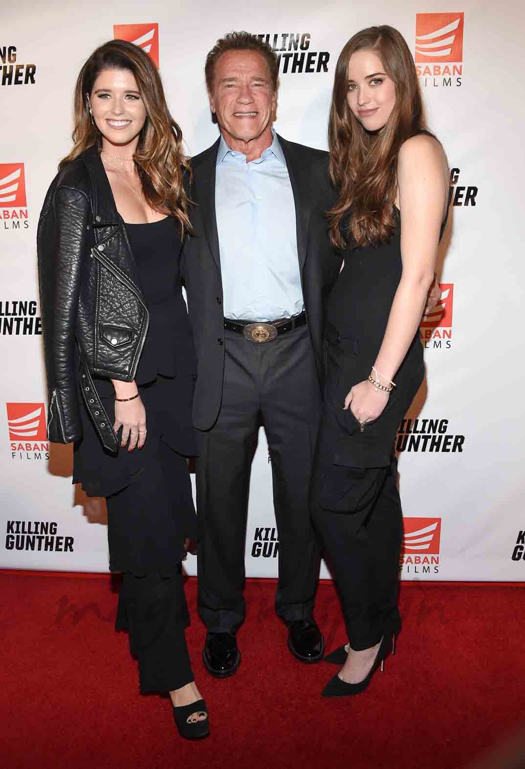 arnold schwarzenegger orgulloso de sus hijas