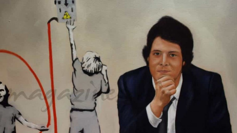 El grafitero Banksy, expone su obra en las calles de New York