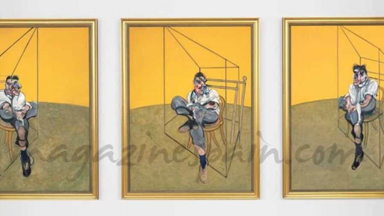 Un tríptico de Bacon, alcanzó en la subasta 105,8 millones de euros