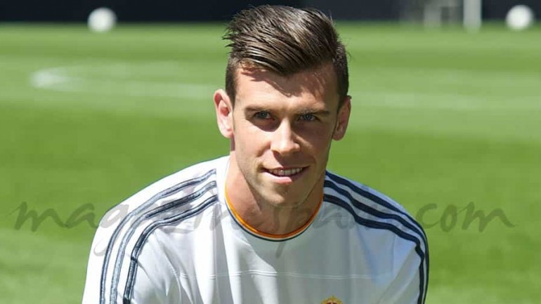 Acompañado de su novia y su hija, Gareth Bale jugador del Real Madrid