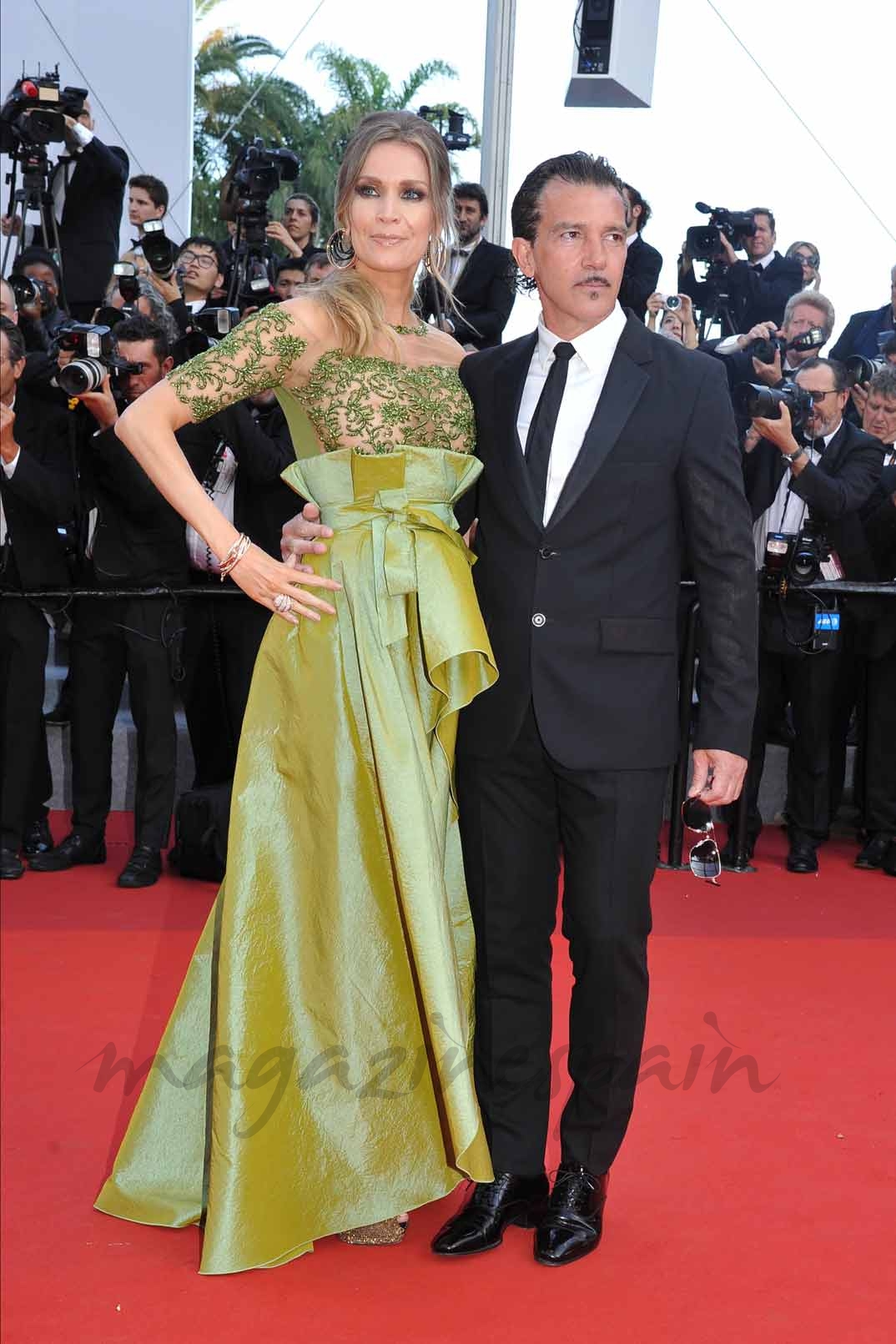 Antonio Banderas y Nicole Kimpel