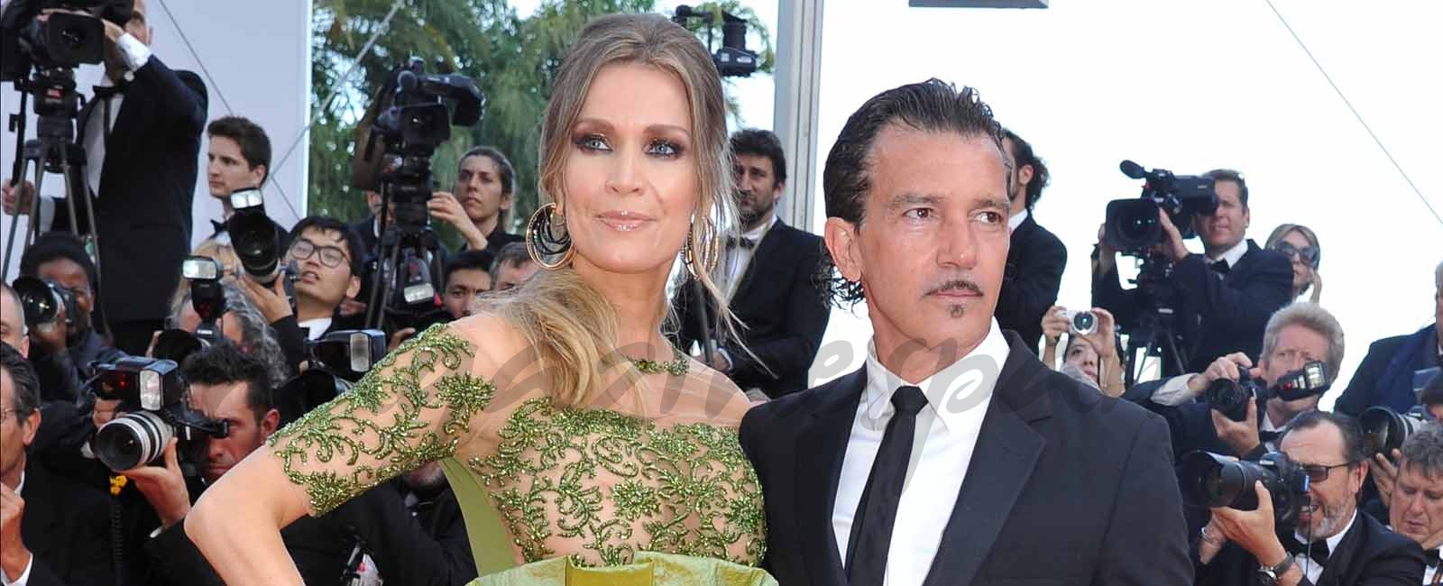 Antonio Banderas y Nicole Kimpel, tres años de amor en Cannes