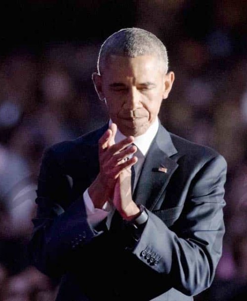 Emotiva despedida de Barack y Michelle Obama