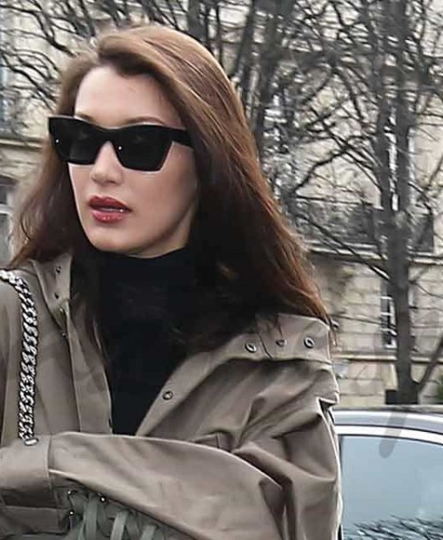 Bella Hadid street style en París