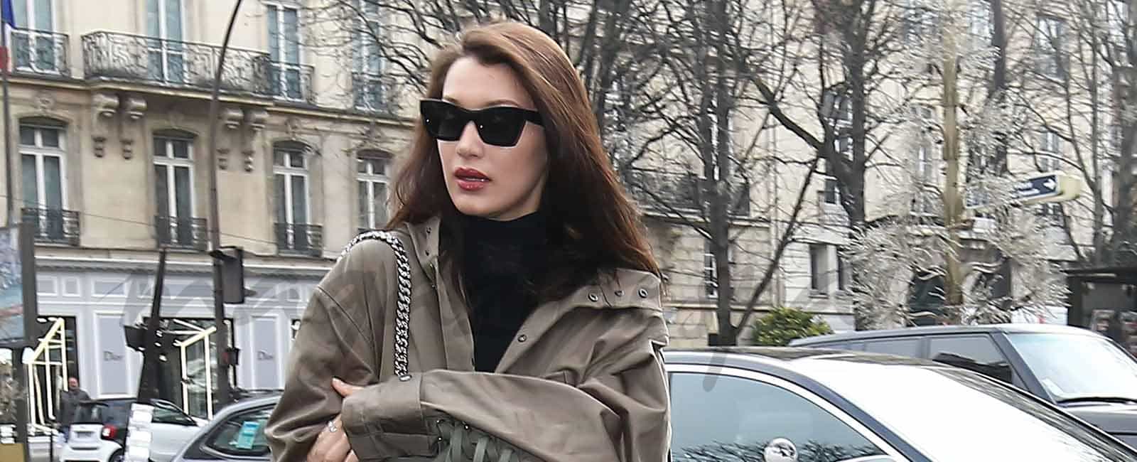 Bella Hadid street style en París