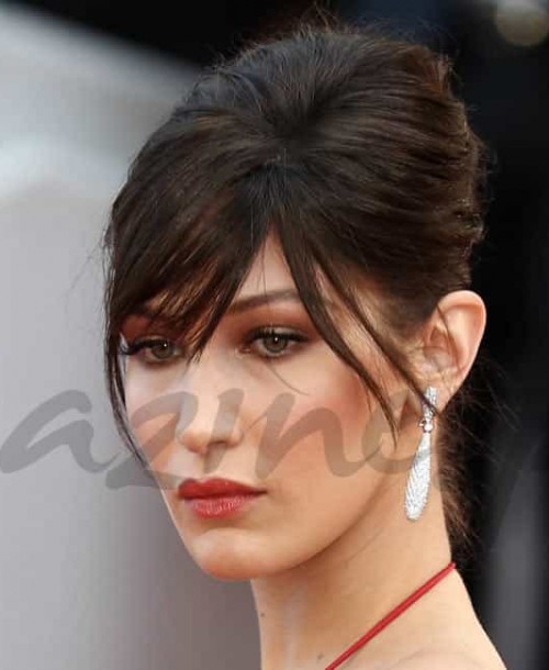 Bella Hadid, embajadora de la linea de maquillajes, de Dior