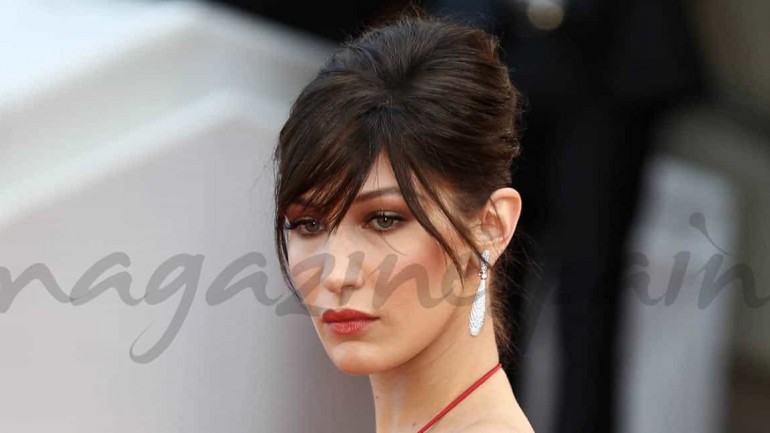 Bella Hadid, embajadora de la linea de maquillajes, de Dior