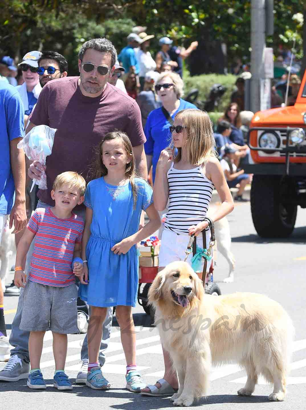 jennifer garner y ben affleck juntos con sus hijos celebran el 4 de julio