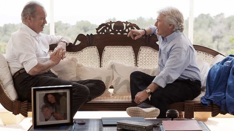 Bertín Osborne y Ángel Nieto en «Mi casa es la tuya»