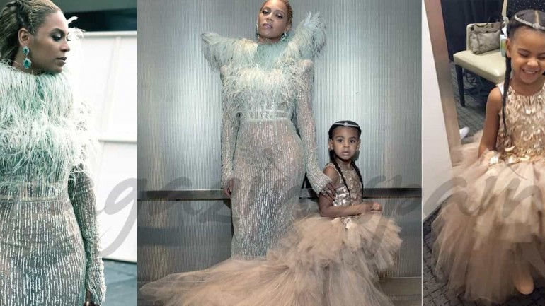 El vestido de princesa, de 11.000$, de la hija de Beyoncé en su primera alfombra roja