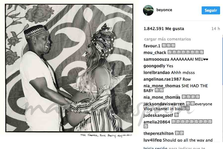 beyonce y jay z fiesta prenatal