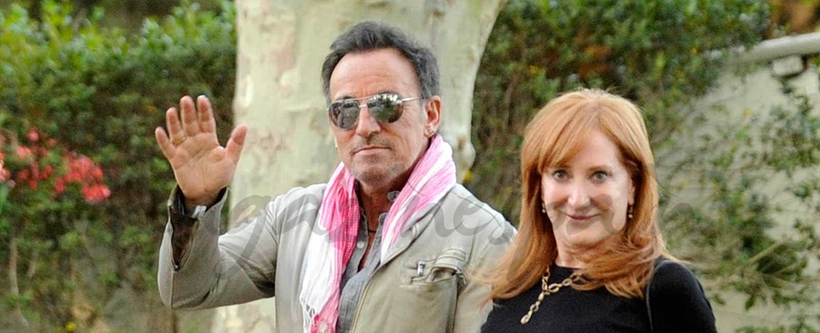 bruce-springsteen-y-patti-scialfa en el campeonato de hipica de madrid