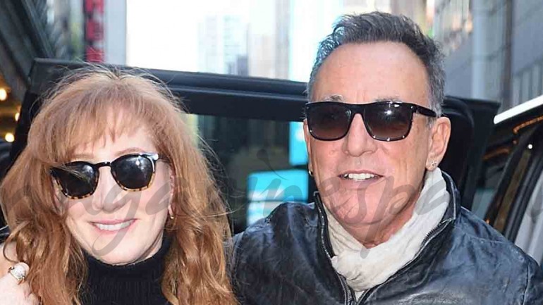 Bruce Springsteen y Patti Scialfa inseparables