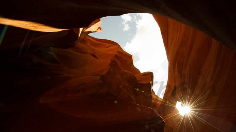 Espectaculares imágenes del «Cañón Antílope»