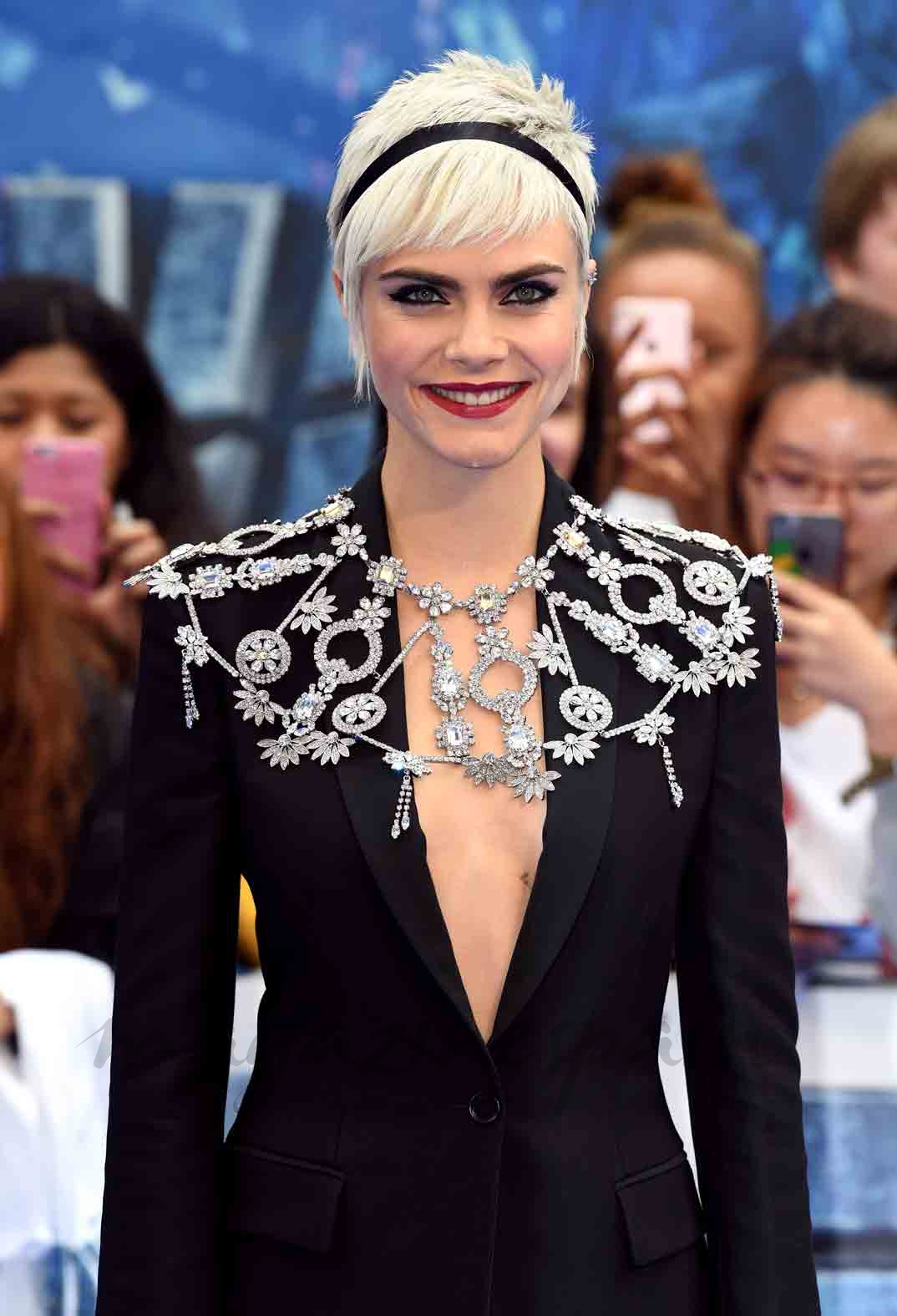 cara delevingne en la premiere de european film