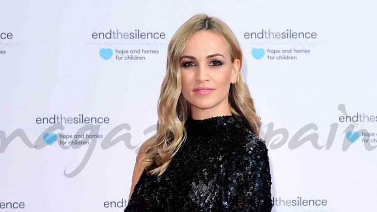 Carmen Jordá, novia de Álex González, en un acto benéfico en Londres