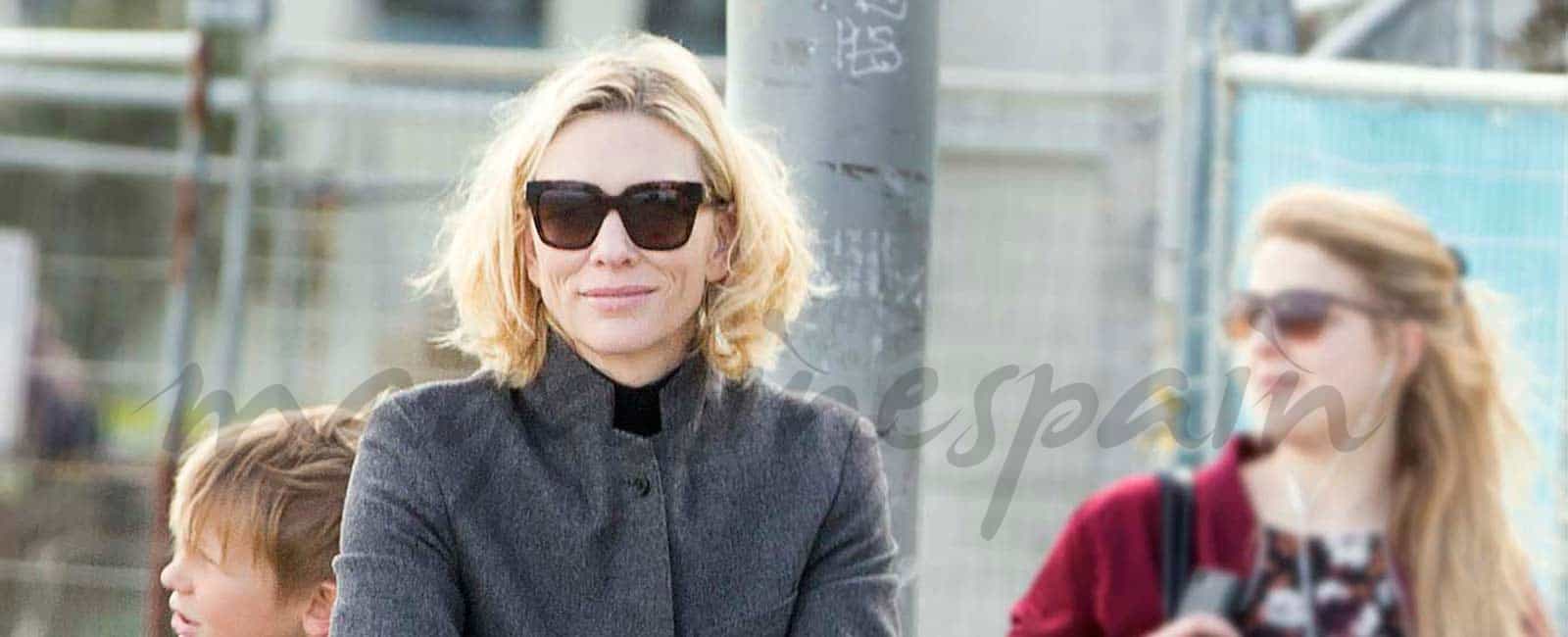 Cate Blanchett presume de familia