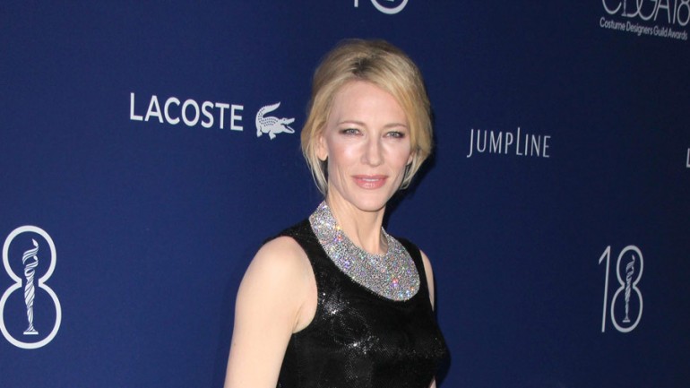 Cate Blanchett, espectacular con un vestido de cocodrilo