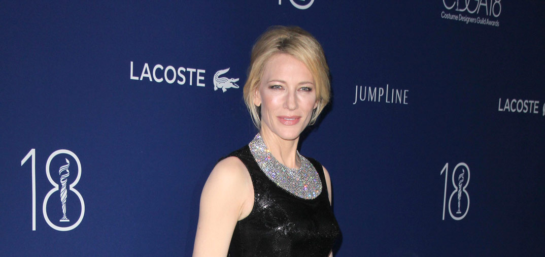 Cate Blanchett, espectacular con un vestido de cocodrilo