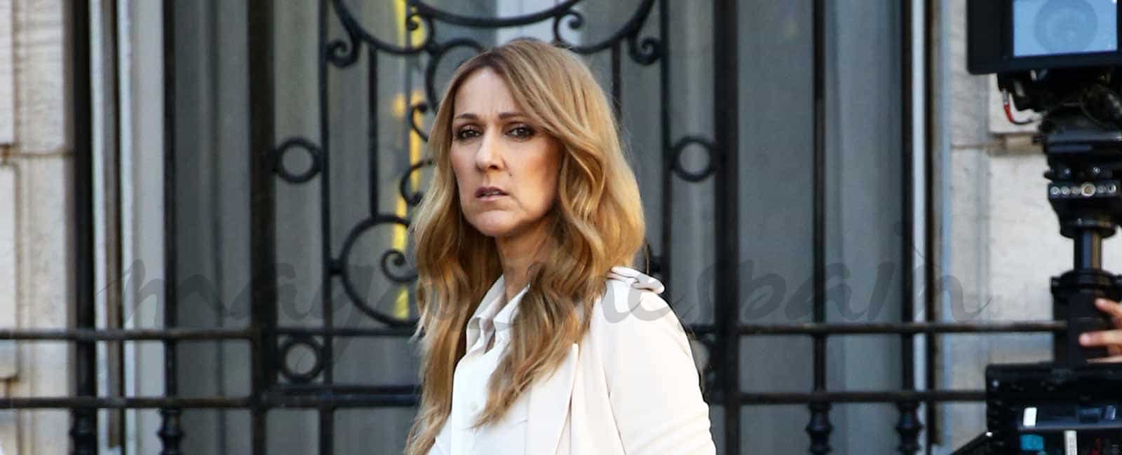 Celine Dion detiene el tráfico en París