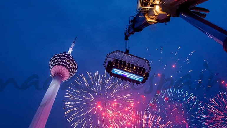 Una cena de vértigo