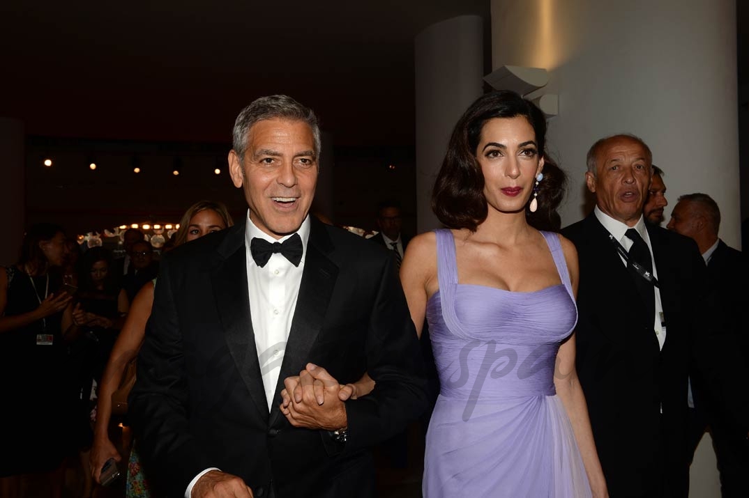 George y Amal Clooney