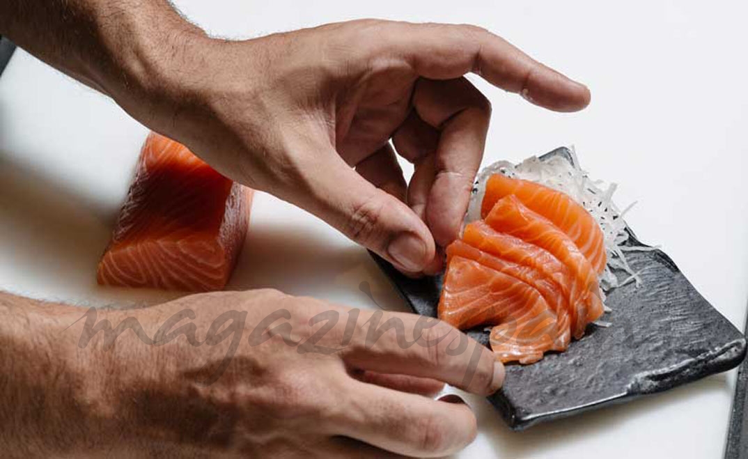 Preparación sashimi