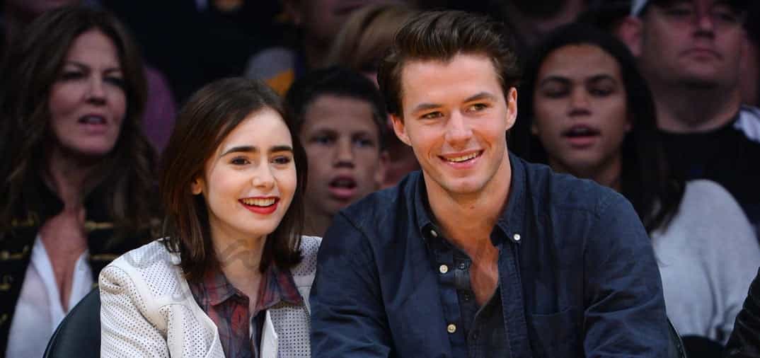 Lilly Collins y su nuevo novio, seguidores de Los Lakers