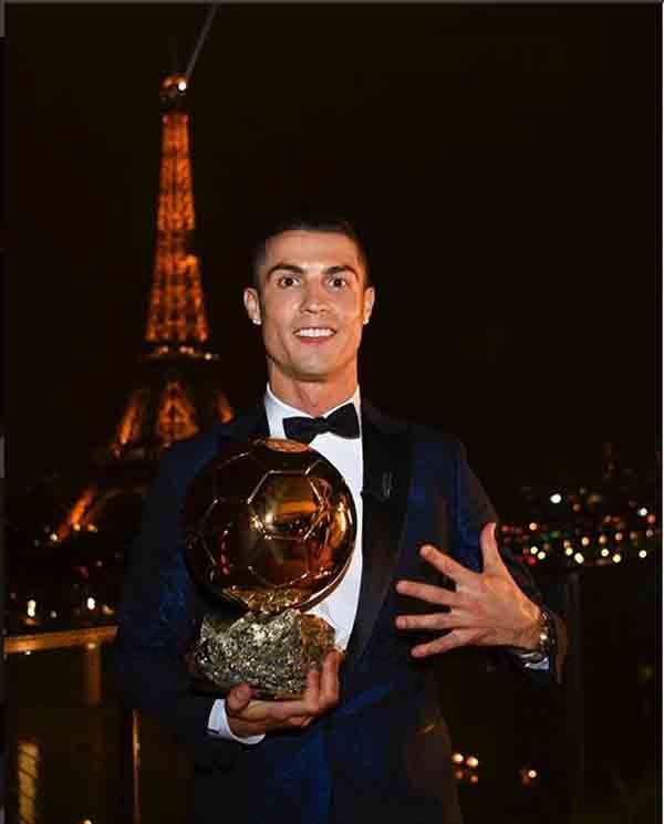 cristiano ronaldo quinto balon de oro