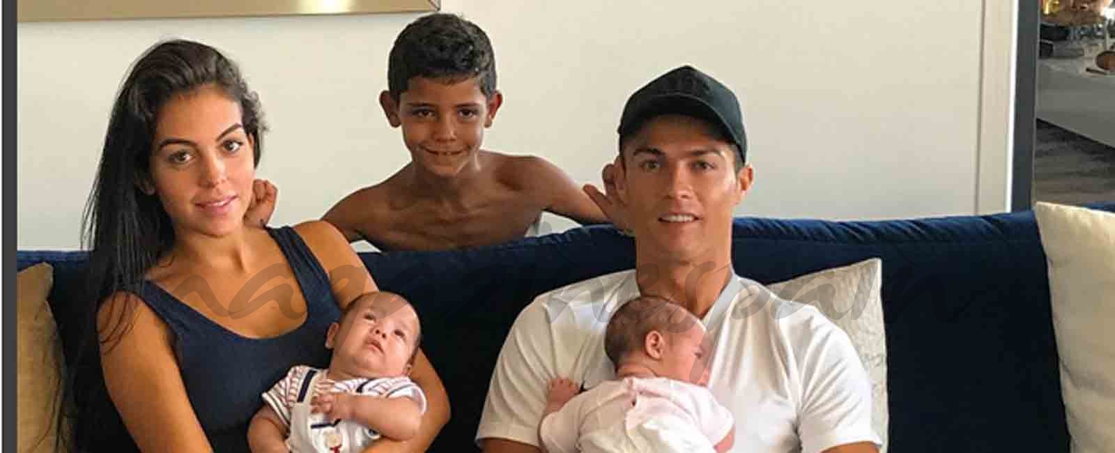 Cristiano Ronaldo muestra su lado más familiar