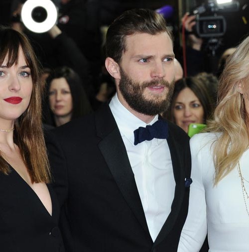 Dakota Johnson y Jamie Dornan estrenan en Berlín, “50 Sombras de Grey”