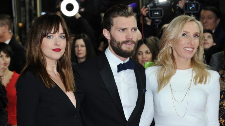 Dakota Johnson y Jamie Dornan estrenan en Berlín, «50 Sombras de Grey»