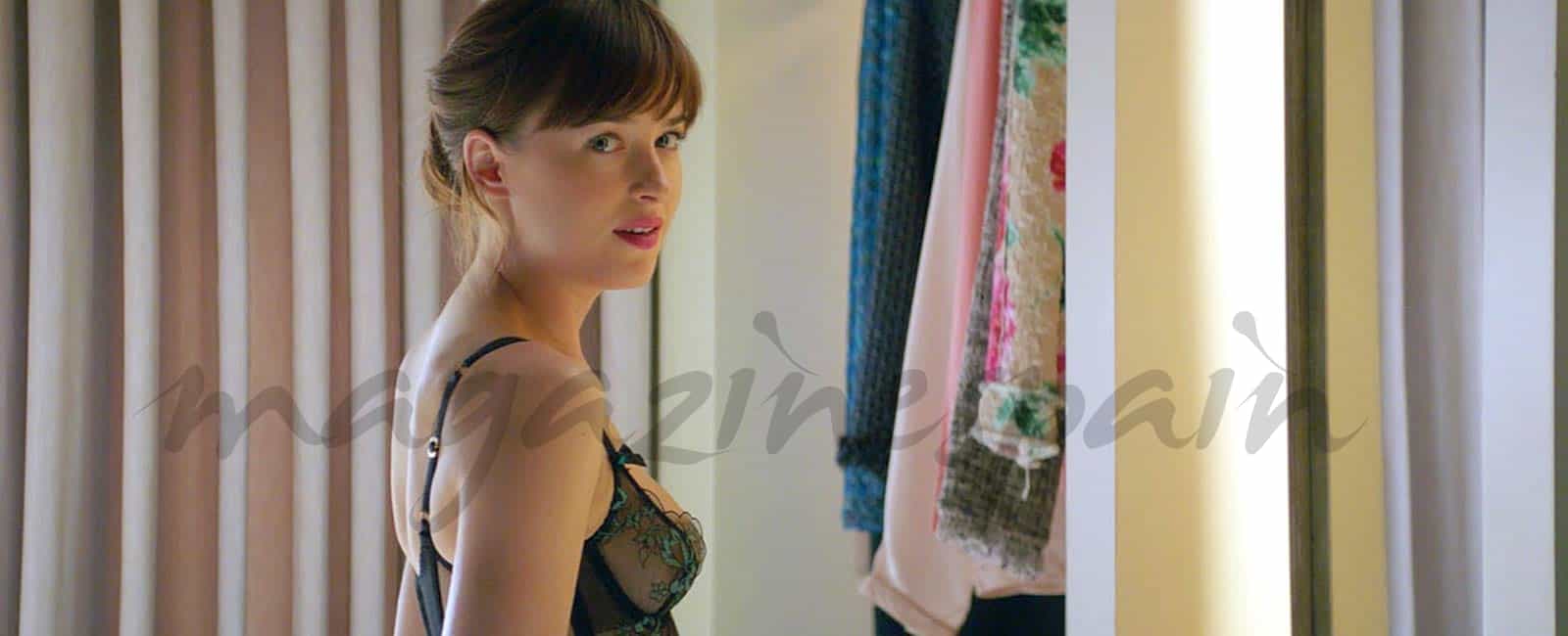 Dakota Johnson en "Cincuenta sombras mas oscuras"