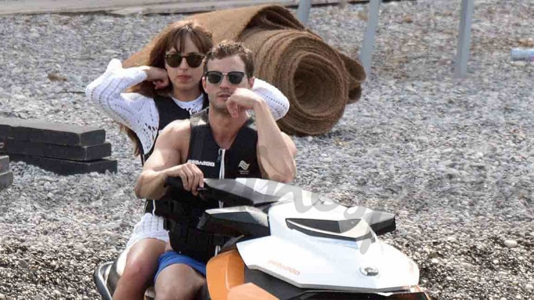Dakota Johnson y Jamie Dornan ruedan «Cincuenta sombras liberadas»