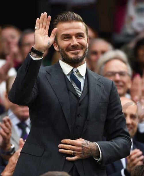 David Beckham causa expectación en Wimbledon