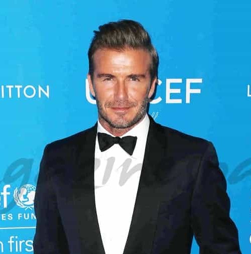 David Beckham reune a sus amigos, en su homenaje de UNICEF