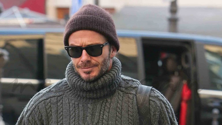 David Beckham toma nota de la moda masculina en París
