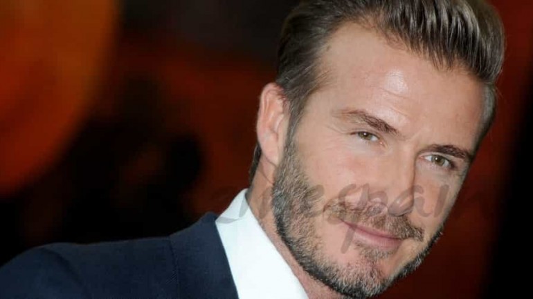 David Beckham solidario con los niños