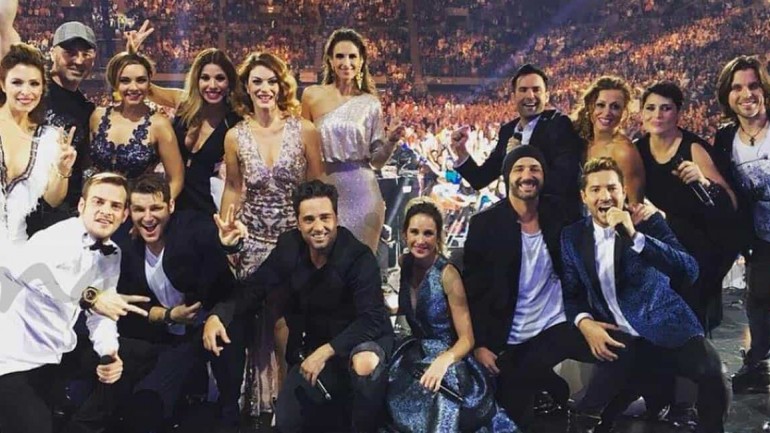 El concierto «OT: El Reencuentro»… Las imágenes más comentadas de «la cobra» de David Bisbal a Chenoa