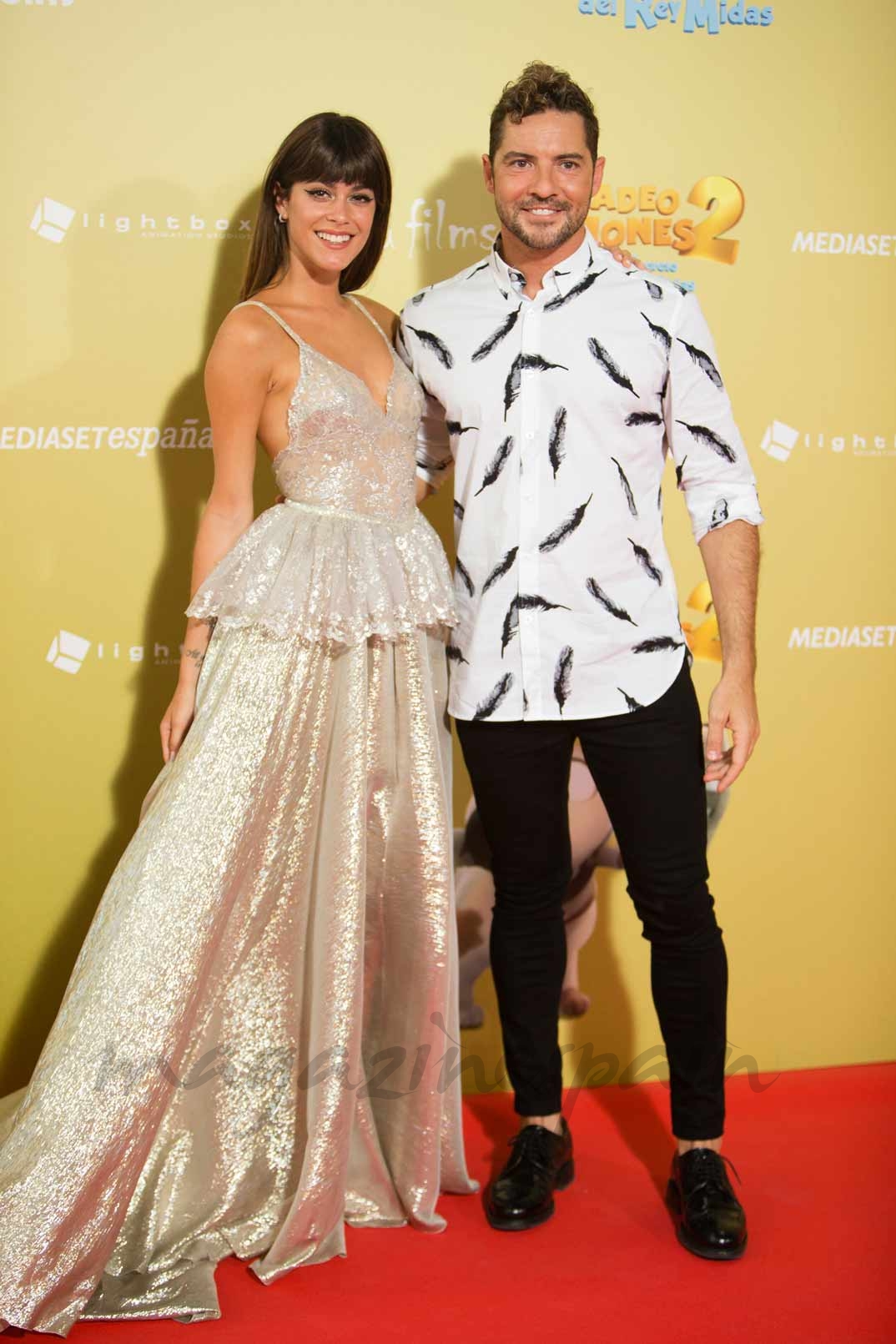 David Bisbal y Tini Stoessel 