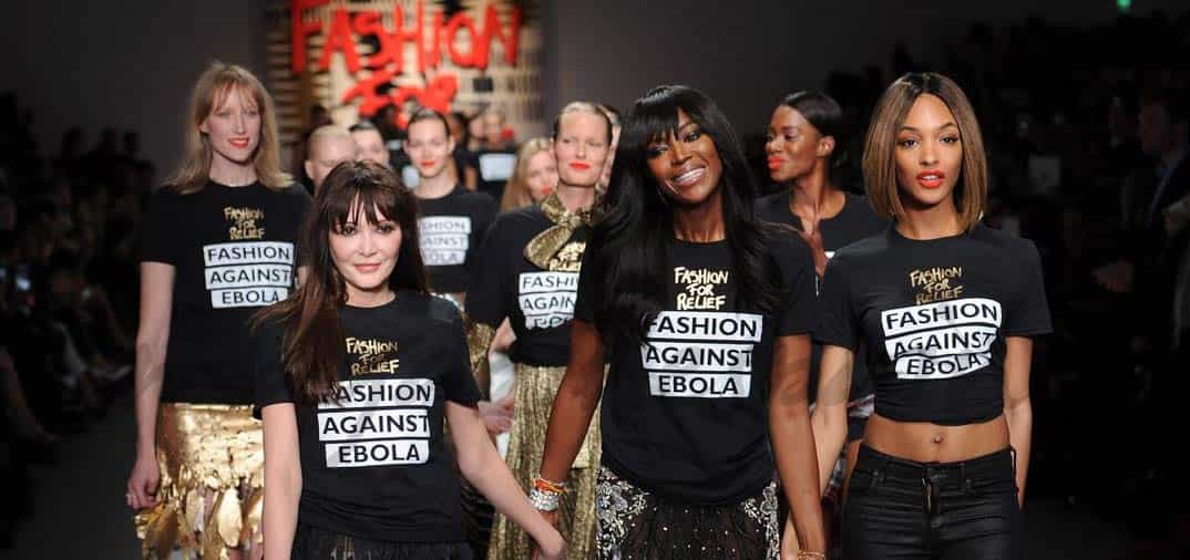 Famosas solidarias desfilan en la “Fashion for Relief” contra el Ébola